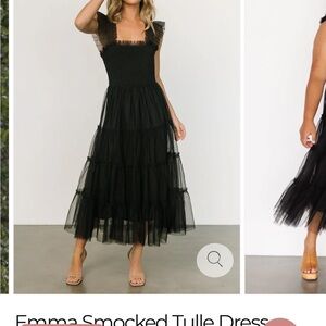 Baltic Born Emma smocked tulle dress